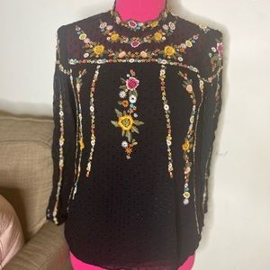 Free People multi colored top